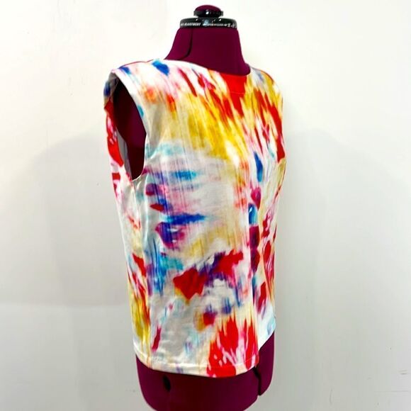 Aldo+Martins Colorfull Top XS Padded Shoulders Super soft textile - Picture 3 of 11